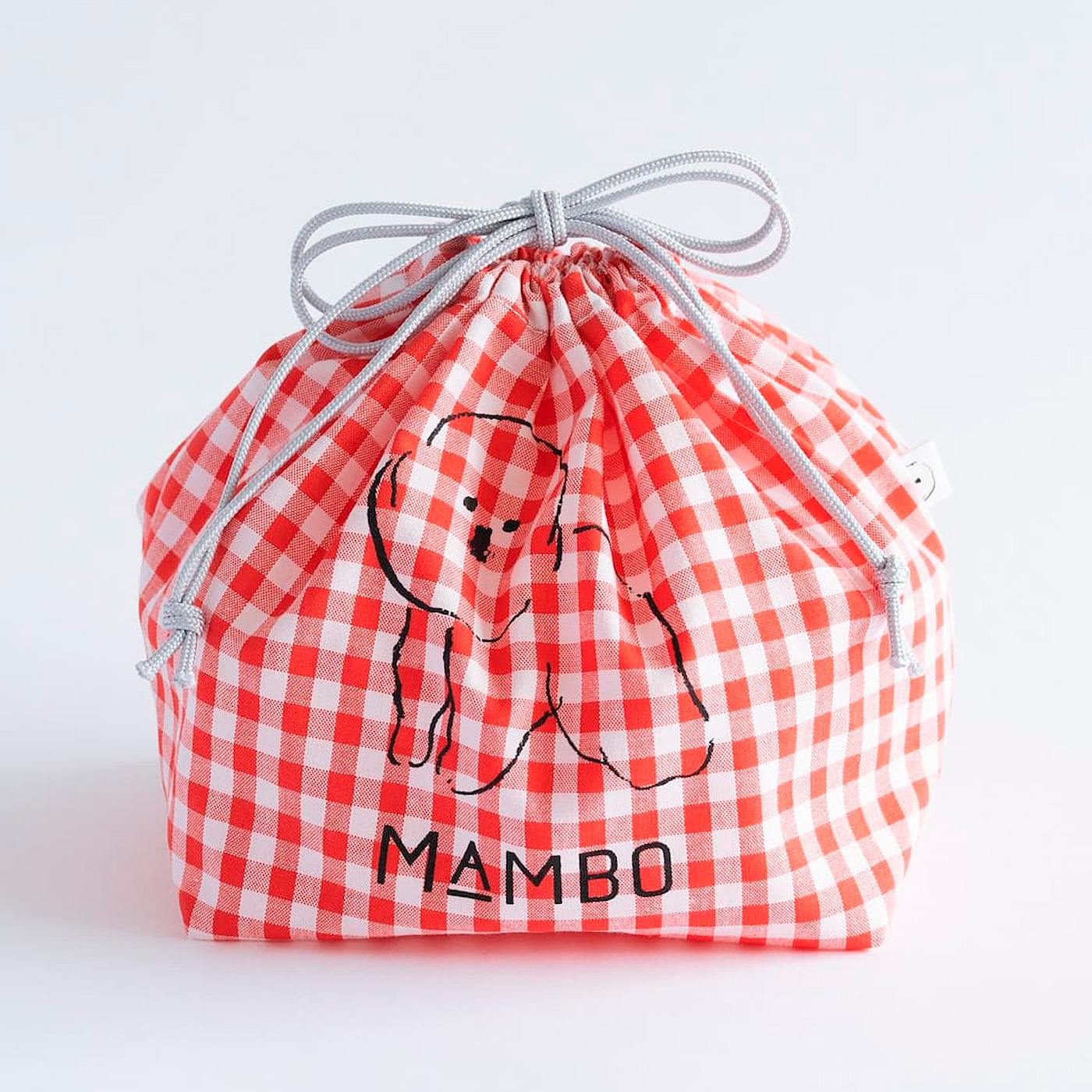 フェリシモの雑貨 Kraso|MAMBO お弁当巾着〈レッド〉